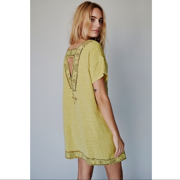 Free People Beaded Open Back Mini Dress - Picture 3 of 4